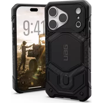 UAG Urban Armor Gear Monarch Pro MagSafe apvalks Apple iPhone 18 Pro/17 Pro - Carbon Fiber 114569114242