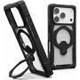 UAG Urban Armor Gear Plasma XTE 360 MagSafe statīva futrālis Apple iPhone 18 Pro/17 Pro - melns/caurspīdīgs 11457311404G
