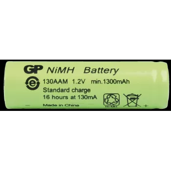 GP Batteries NH GP 130AAM NiMH AA akumulators 1300 mAh 1 gab.