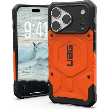 UAG Urban Armor Gear Pathfinder MagSafe apvalks Apple iPhone 18 Pro/17 Pro - oranžs 114583119797