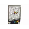 LEAN TOYS Krāsojamā puzle 500 elementi Tauriņš