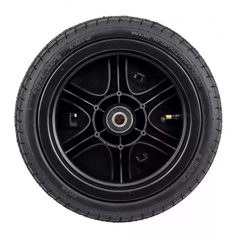 LEAN CARS rezerves ritenis Lamborghini A8803 XXL ar akumulatoru darbināmam braucamajam auto - gumijas piepūšamā riepa, melns