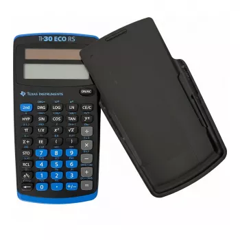 Texas Instruments TI-30 ECO RS zinātniskais kalkulators melns/zils