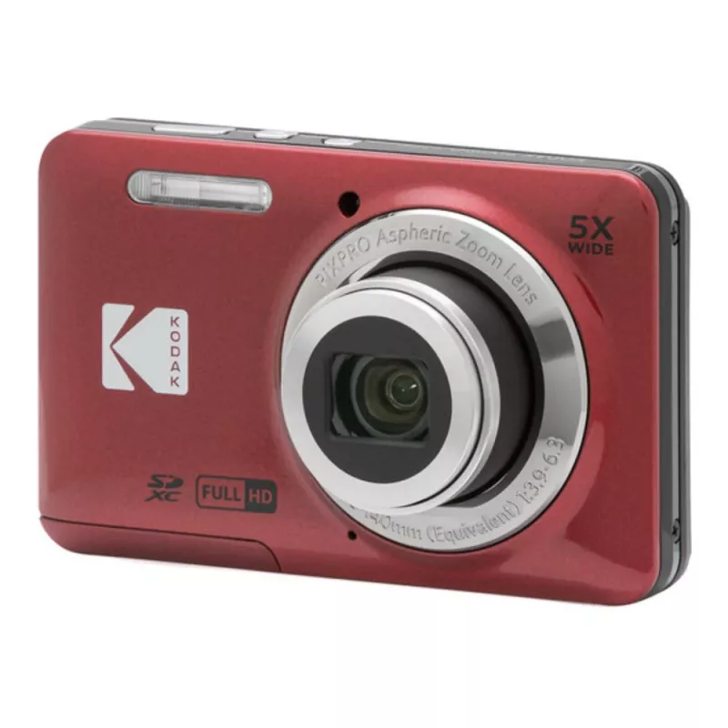 Kodak PIXPRO FZ55 sarkans kompaktdisks fotoaparāts FZ55RD
