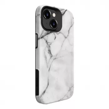 Evelatus Apple iPhone 15 Plus Armor korpuss TPU+PC marmora balts