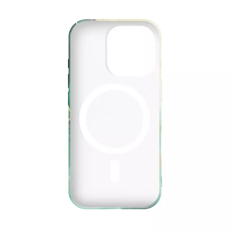 Evelatus Apple iPhone 16 Pro plāns apvalks ar MagSafe pielāgotu apdruku, zaļš