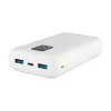 Fixed Zen 20 pārnēsājamais akumulators 20000 mAh ar LCD displeju un PD 20W izvadi - balts FIXZEN-20-WH