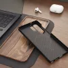 FIXED MagVelar aramīda šķiedras aizmugures vāciņš Apple iPhone 17 - melns