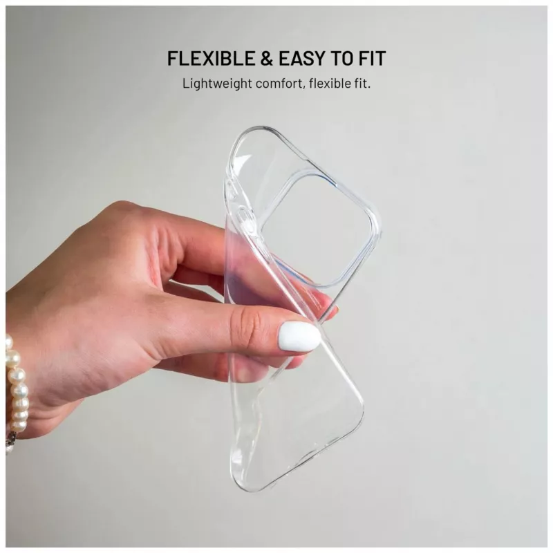 Fixed Story AntiUV aizmugures vāciņš Xiaomi Redmi Note 15 Pro 4G - caurspīdīgs TPU