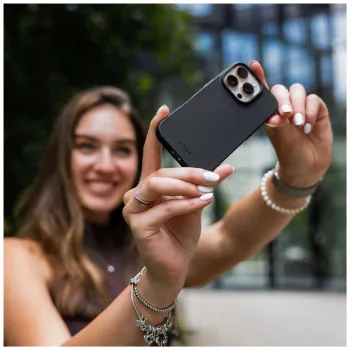 Fixed ReStory aizmugurējais vāciņš Apple iPhone 16e, TPU, melns