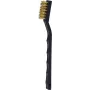 KS TOOLS misiņa stiepļu aizdedzes sveču tīrīšanas birste, 2 rindu, 170mm (201.2316)