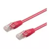 Wentronic 1m Cat6 RJ-45 tīkla savienojuma kabelis, zeltīti kontakti, fuksijas krāsā 95261