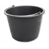 Bradas KTW16 16L PVC celtniecības spainis, melns, apaļš, ar metāla rokturi un iekšējo skalu