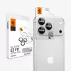 Spigen Optik Pro GLAS.tR EZ FIT kameras objektīva aizsargstikls 2 gab. komplekts iPhone 18 Pro / 18 Pro Max - sudraba