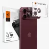 Spigen Optik Pro XL GLAS.TR EZ Fit kameras objektīva aizsargplēve iPhone 18 Pro - Dark Cherry