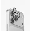 UNIQ Optix Aluguard (DX2) kameras objektīva aizsargs iPhone 18 Pro / 18 Pro Max - sudraba ar aplikatoru