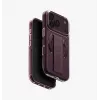 UNIQ Heldro Air MagClick uzlādes vāciņš iPhone 18 Pro / 17 Pro - bordo