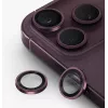 UNIQ Optix Prime kameras objektīva aizsargplēve iPhone 18 Pro / iPhone 18 Pro Max – bordo krāsā ar aplikatoru