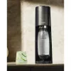 SodaStream Terra Megapack melns gāzētā ūdens pagatavotājs ar 3 pudelēm un Quick Connect CO2 balonu