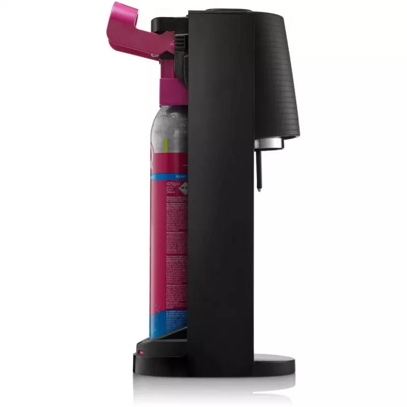 SodaStream Terra Megapack melns gāzētā ūdens pagatavotājs ar 3 pudelēm un Quick Connect CO2 balonu