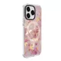 Evelatus Apple iPhone 15 Pro PC+TPU apvalks ar MagSafe - Marmora rozā