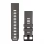 Garmin QuickFit 26 pulksteņu siksniņas, Pebble Grey/Silver Grey silikons [010-14510-00]