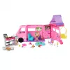 Barbie Dreamhouse Adventures leļļu kemperis ar piederumiem, pārveidojas par 7 zonu kemperi, 60+ piederumi, rozā