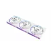 Zalman ZM-DF120R A3 White 120mm reversā Daisy Chain ARGB ventilators 3 gab.