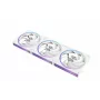 Zalman ZM-DF120R A3 White 120mm reversā Daisy Chain ARGB ventilators 3 gab.