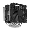 Zalman CNPS12X BP melns CPU dzesētājs - 120 mm PWM ventilators, zila LED, 6 siltuma caurules, Intel/AMD