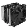 Zalman CNPS12X BP melns CPU dzesētājs - 120 mm PWM ventilators, zila LED, 6 siltuma caurules, Intel/AMD
