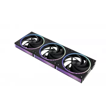 Zalman ZM-DF120R A3 120 mm Daisy Chain reversie ventilatori, 3 gab., melni