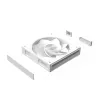 Zalman ZM-DF120R balts 120mm reversais Daisy Chain ARGB PWM ventilators