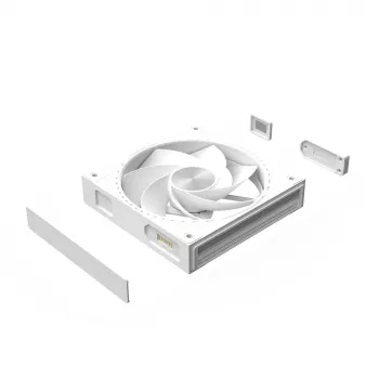 Zalman ZM-DF120R balts 120mm reversais Daisy Chain ARGB PWM ventilators