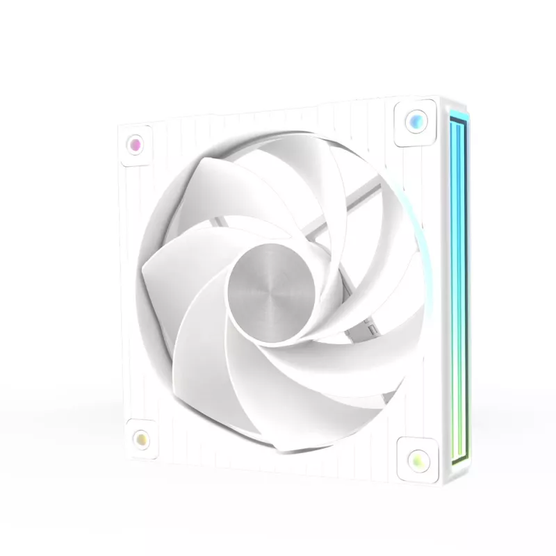 Zalman ZM-DF120R balts 120mm reversais Daisy Chain ARGB PWM ventilators
