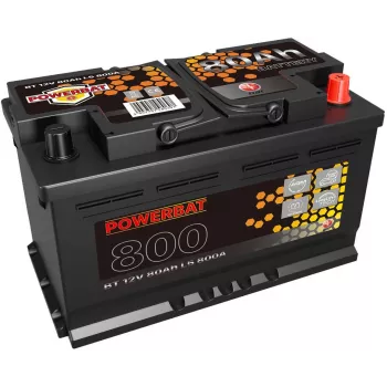POWERBAT L4 12V 80Ah AGM start-stop akumulators