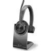HP Poly Voyager 4300 UC Series 4310 bezvadu ausu aizsargs ar USB-C adapteri un statīvu, Zoom sertificēts 218474-01