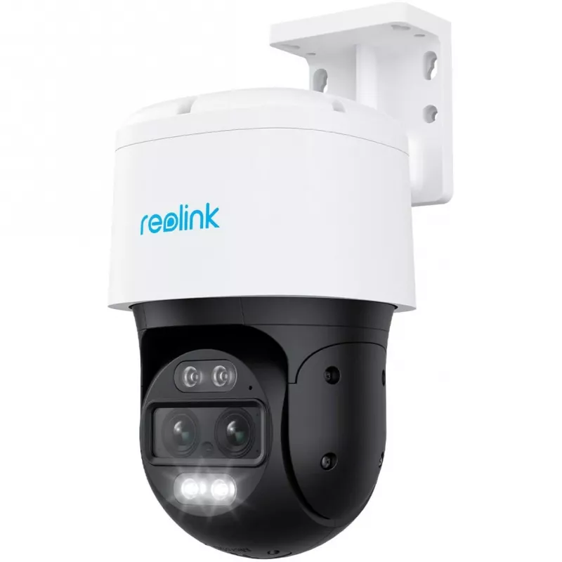 Reolink TrackMix Series P760 4K divu objektīvu PoE IP kamera ar automātisko tālummaiņas izsekošanu, krāsu nakts redzamību, āra/iekštelpu