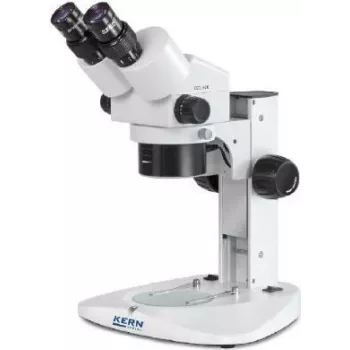 Kern Optics OZL 456 Stereo-Zoom mikroskops binokulārs 50x krītošā un caurplūstošā LED