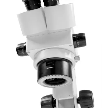 Kern Optics OZL 456 Stereo-Zoom mikroskops binokulārs 50x krītošā un caurplūstošā LED
