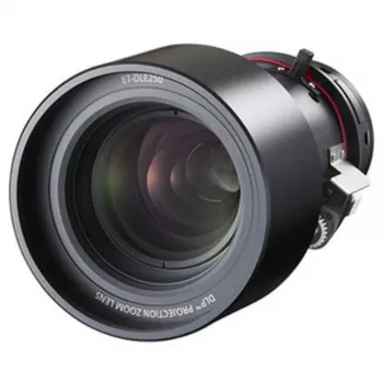 Panasonic ET-DLE250 tālummaiņas objektīvs 33,9-53,2 mm f/1,8-2,4 PT-D5000, DW6300, RCQ10, RCQ80, RZ120, RZ690, RZ770