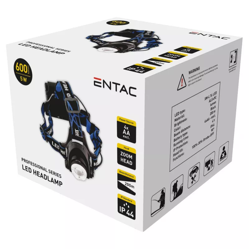 ENTAC Zoom 5W alumīnija LED lukturis