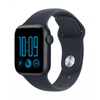 Apple Watch SE 3 GPS 40mm pusnakts alumīnija korpuss ar tumši zilu sporta aproci - S/M