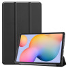 eSTUFF planšetdatora maciņš Samsung Galaxy Tab S8+/S7+/S7 FE, ādas priekšpuse, cieta PC aizmugure