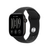Apple Watch Series 12 GPS 42 mm melns alumīnija korpuss ar melnu sporta siksniņu, S/M