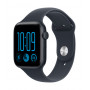 Apple Watch SE 3 GPS 44 mm Midnight alumīnija korpuss ar zilu sporta siksniņu, M/L