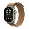 Apple Watch Ultra 4 GPS + Cellular 49mm dabīgā titāna korpuss ar Desert Alpine Loop - L
