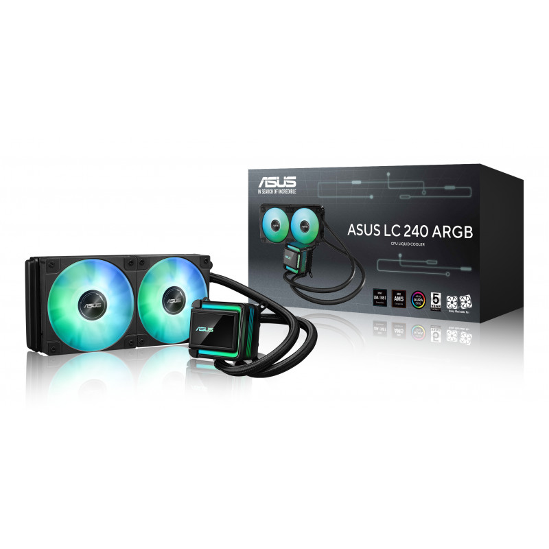 ASUS LC 240 ARGB AIO šķidruma CPU dzesētājs