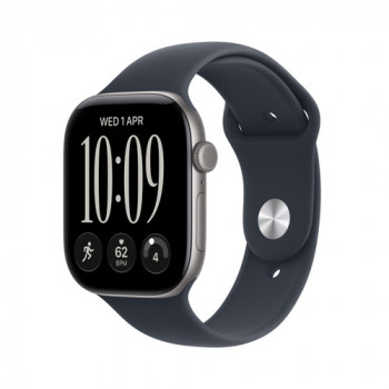 Apple Watch Series 12 GPS 42 mm pelēks alumīnija korpuss ar zilu sporta siksniņu, M/L