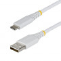 StarTech pīts USB 2.0 kabelis USB-A uz USB-C, 2 m, 15 W, balts